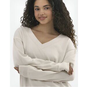 NEW 20 XXL Women's Oversized V-neck Sweatshirt
